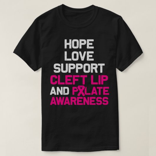 Cleft Palate Lip Fun Disease Strong Awareness Pull Tシャツ (デザイン正面)