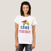 CLELのロゴのワイシャツ Tシャツ (正面フル)