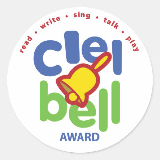 CLEL Bell Awardステッカー ラウンドシール