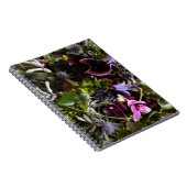 Clematis & Blue Floral Botanical Notebook ノートブック (右側)