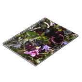 Clematis & Blue Floral Botanical Notebook ノートブック (左側)