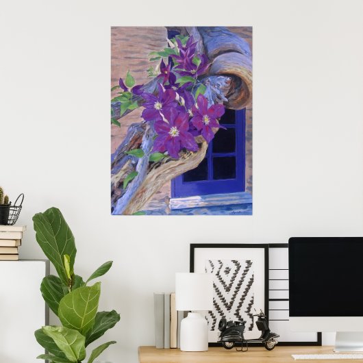 clematis poster/print ポスター (ホームオフィス)
