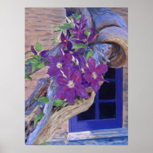 clematis poster/print ポスター
