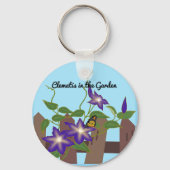 Clematis Vine in the Garden キーホルダー (裏面)