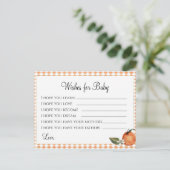 Clemenine Baby Shower -ベビーの願い ポストカード (スタンド正面)