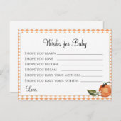 Clemenine Baby Shower -ベビーの願い ポストカード (正面/裏面)