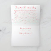 Clementine's Christmas Wish シーズンカード (内部)