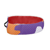 Clemson-Inspired Orange & Purple Tiger Camo アスレチックヘッドバンド (左)