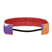 Clemson-Inspired Orange & Purple Tiger Camo アスレチックヘッドバンド (裏面)