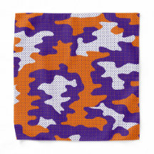 Clemson-Inspired Orange & Purple Tiger Camo