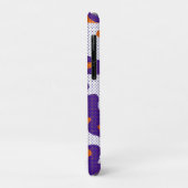 Clemson-Inspired Orange & Purple Tiger Camo Case-Mate iPhoneケース (裏面/左)
