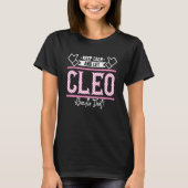 Cleo Calm保とCleo Handle that Tシャツ (正面)