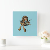 Cleo Clock スクエア壁時計 (ホーム)