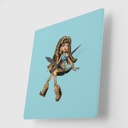 Cleo Clock スクエア壁時計 (傾斜)