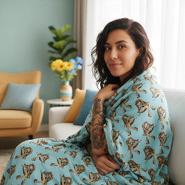 Cleo Fleece Blanket フリースブランケット