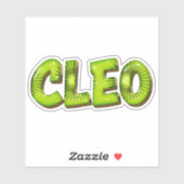 Cleo Name Kiwi Design Aufkleber Sticker シール (シート)