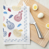 Cleolovescolor著果樹園の夢 キッチンタオル (四つ折り)