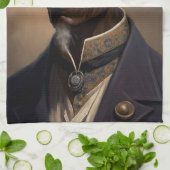 Cleon Porträt Gemälde キッチンタオル (折り畳み)