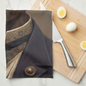 Cleon Porträt Gemälde キッチンタオル (四つ折り)