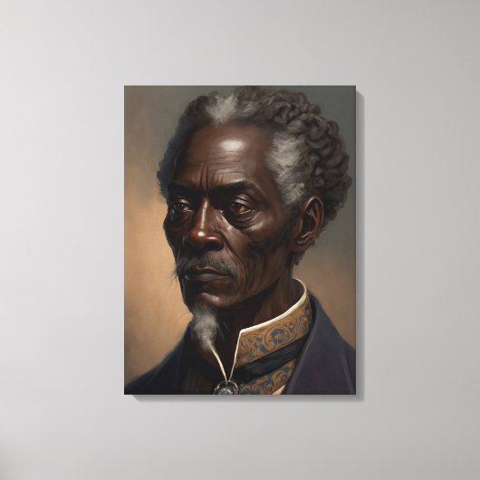 Cleon Porträt Gemälde キャンバスプリント (正面)