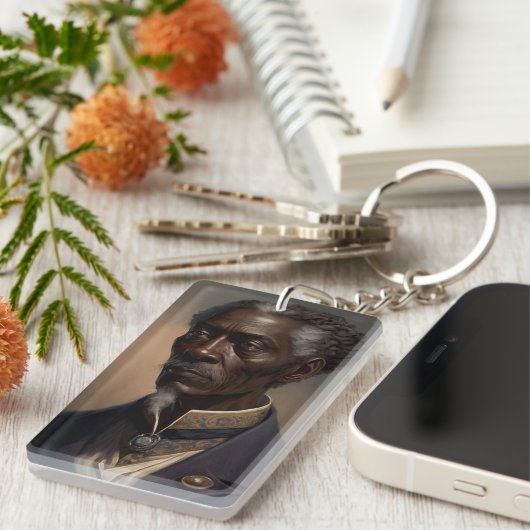 Cleon Porträt Gemälde キーホルダー (正面右)