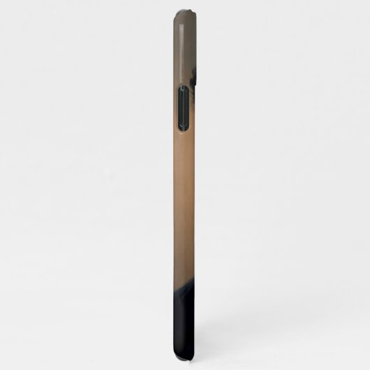 Cleon Porträt Gemälde iPhoneケース (右側)