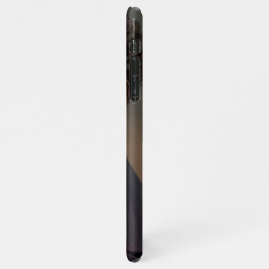 Cleon Porträt Gemälde iPhoneケース (左側)