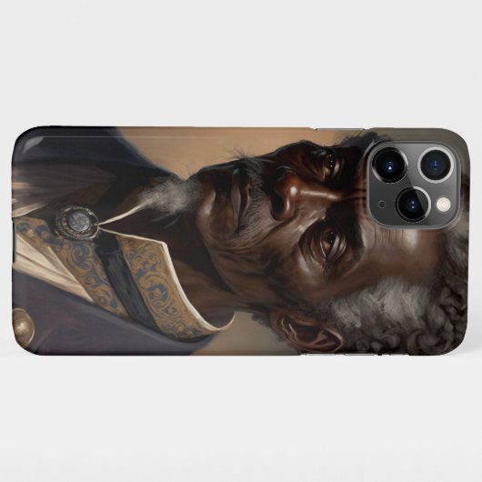 Cleon Porträt Gemälde iPhoneケース (裏面横)