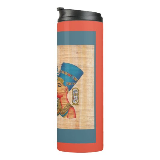 CLEOPATRAエジプトクイーンヴィンテージスタイルアートワーク タンブラー (回転右)