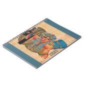 CLEOPATRAエジプトクイーンヴィンテージスタイルアートワーク ノートブック (左側)