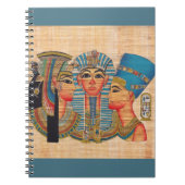 CLEOPATRAエジプトクイーンヴィンテージスタイルアートワーク ノートブック (正面)