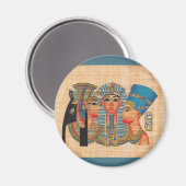 CLEOPATRAエジプトクイーンヴィンテージスタイルアートワーク マグネット (正面/裏面)