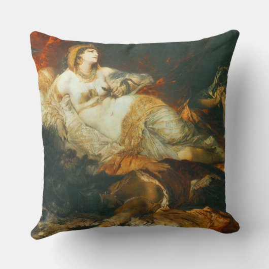 Cleopatra 1875年の死 クッション (裏面)