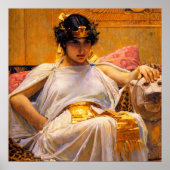 Cleopatra by John William Waterhouse ポスター (正面)