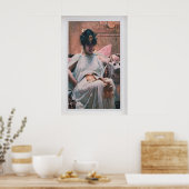 Cleopatra by John William Waterhouse  Vintage Fine ポスター (キッチン)