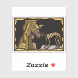 Cleopatra Egyptian Mummy, Halloween Cat Mummy シール