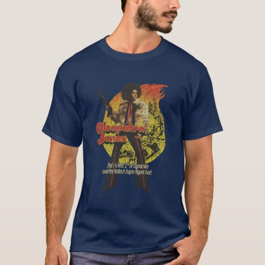 Cleopatra Jones 1973シャツBlaxploitation Tシャツ (正面)