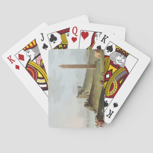 Cleopatra Neeの呼ばれるアレキサンドリアのオベリスク トランプ (裏面)