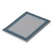 Clergy Original Scottish Tartan  ノートパッド (回転)