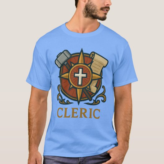 Cleric — Fé e Cura Divina Tシャツ (正面)