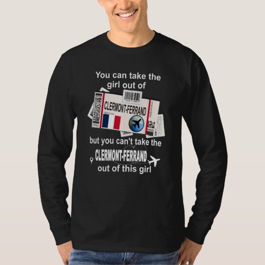 Clermont Ferrand Boarding Pass Clermont Ferrand Gi Tシャツ (正面)
