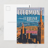 Clermont-Ferrand Photo Vintage  ポストカード (正面/裏面)