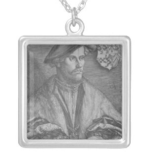 Cleve 1540年のウィルヘルムV公爵 シルバープレートネックレス