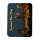 Cleveland，オハイオ州フォトマグネット マグネット (縦)