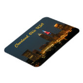 Cleveland，オハイオ州フォトマグネット マグネット (左側)