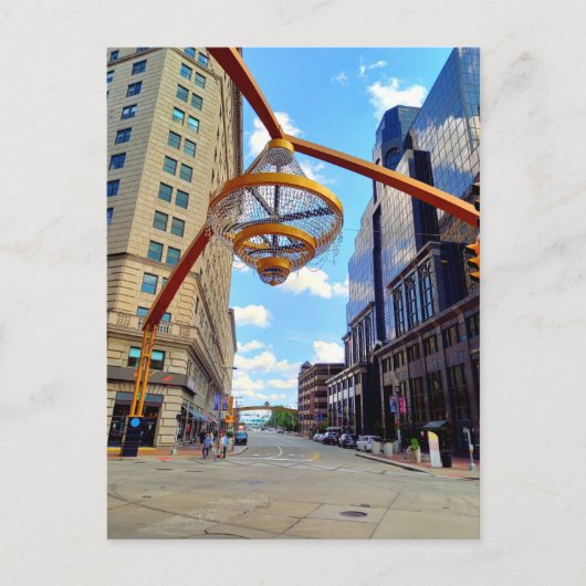 Cleveland Chandalier at Playhouse Square ポストカード (正面)