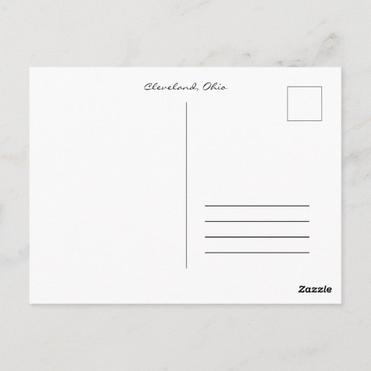 Cleveland Cript Sign, North Coast Habor ポストカード (裏面)