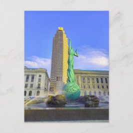 Cleveland - Fountain of Eternal Life ポストカード