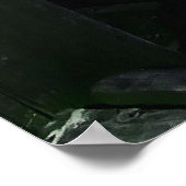 Cleveland Ohio cityscape ポスター (角)