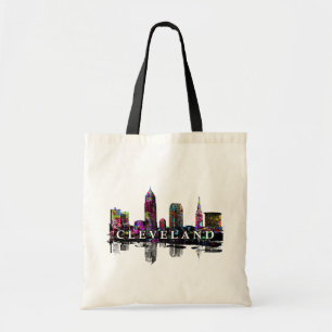 Cleveland, Ohio in graffiti トートバッグ